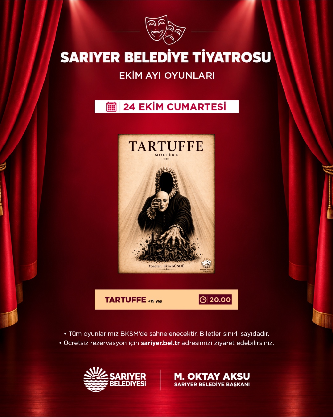 Tartuffe Tiyatro Oyunu  afişi